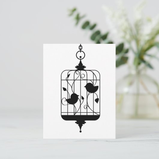 鳥のかご ポストカード (スタンド正面)