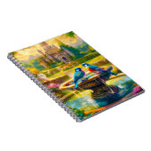 鳥のかわいらしシーン ノートブック (右側)