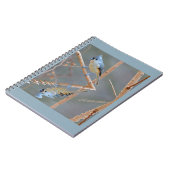 鳥のかわいらし反射 ノートブック (左側)