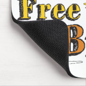 鳥のように自由で黄色い鳥のよう飛んでいるな マウスパッド (コーナー)