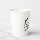 鳥のように自由に、音楽のノートとして歌の鳥の演技 紙コップ (右)