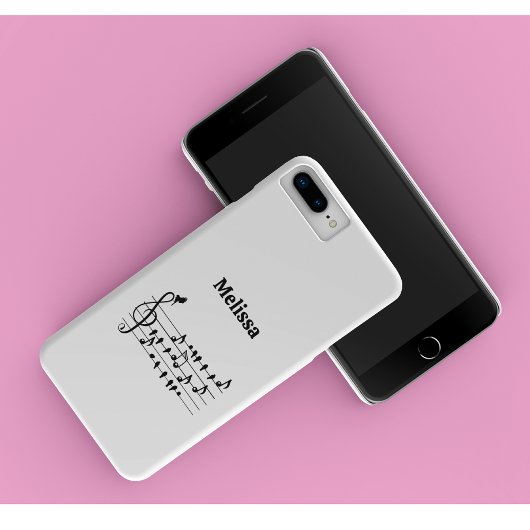 鳥のように自由に、音楽のノートとして歌の鳥の演技 Case-Mate iPhoneケース