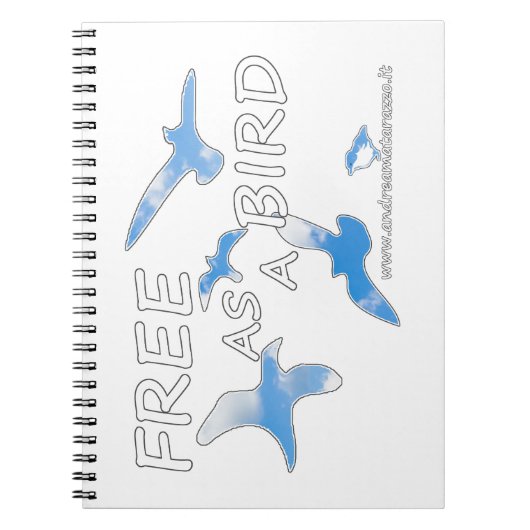 鳥のように自由 ノートブック (正面)