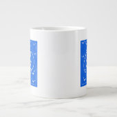 鳥のように飛ぶ ジャンボコーヒーマグカップ (正面)