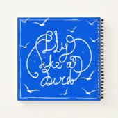 鳥のように飛ぶ ノートブック (裏面)