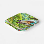 鳥のアートワーク ペーパープレート (傾斜あり)