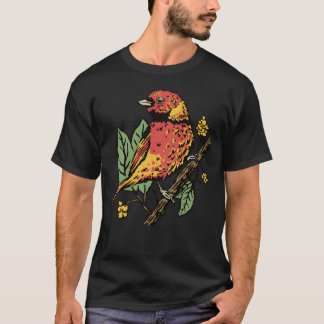 鳥のイラストレーションの友人 Tシャツ