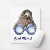 鳥のウォッチャーあなたを見て動物のユーモアの水の色 マウスパッド (マウス)