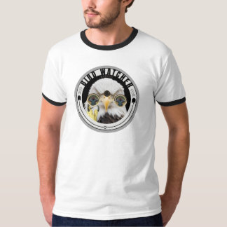 鳥のウォッチャー'watcher'、鳥を見るワシ tシャツ