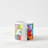 鳥のエスプレッソのマグの上下 エスプレッソカップ (正面)