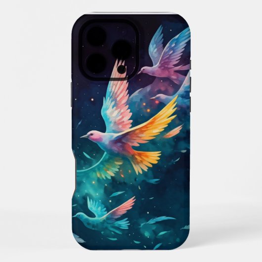 鳥のエレガンス iPhoneケース (裏面)