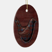 鳥のオーナメント セラミックオーナメント (右)