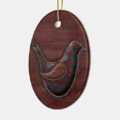 鳥のオーナメント セラミックオーナメント (左)