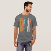 鳥のカラフルくちばしの鳥の友人 Tシャツ (正面フル)