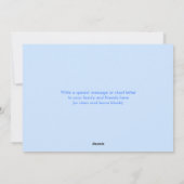 鳥のカラフルクリスマスホリデーフォトカード シーズンカード (裏面)