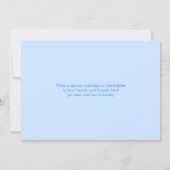 鳥のカラフルクリスマスホリデーフォトカード シーズンカード (裏面)