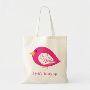 鳥のカラフル子供の図書館トートバッグ トートバッグ