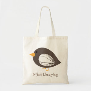 鳥のカラフル子供の図書館トートバッグ トートバッグ