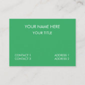 鳥のカラフル鳴き鳥 名刺 (裏面)