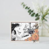 鳥のカラーリングカード | 絵葉書© ポストカード (スタンド正面)