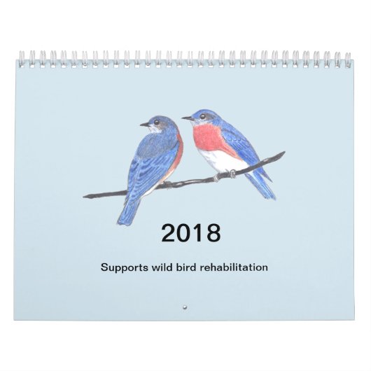 鳥のカレンダー2018年 カレンダー (カバー)