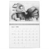 鳥のカレンダー カレンダー (3月 2026)