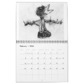 鳥のカレンダー カレンダー (2月 2026)