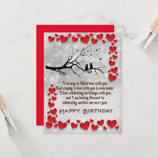 鳥のカード カード (正面/裏面インサイチュ)