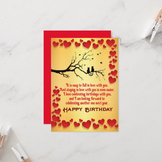 鳥のカード カード (正面/裏面インサイチュ)