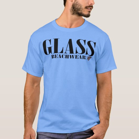 鳥のガラスのビーチウェアの贈り物 Tシャツ (正面)