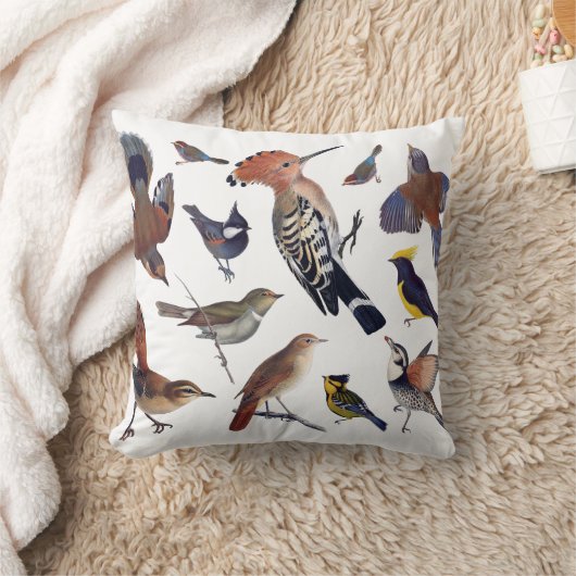 鳥のクッション クッション (ブランケット)