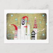 鳥のクリスマスはがき シーズンポストカード (正面)