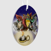 鳥のクリスマス オーナメント (正面)