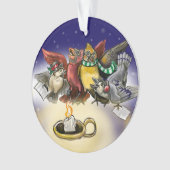 鳥のクリスマス オーナメント (正面)