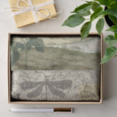 鳥のコラージュ 薄葉紙 (ギフト)