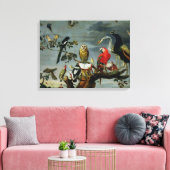 鳥のコンサート キャンバスプリント (インサイチュ (リビング))