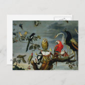 鳥のコンサート ポストカード (正面/裏面)