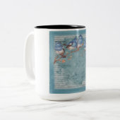 鳥のコーヒーマグ ツートーンマグカップ (正面左)