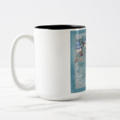 鳥のコーヒーマグ ツートーンマグカップ (左)