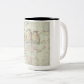 鳥のコーヒーマグ ツートーンマグカップ (正面右)