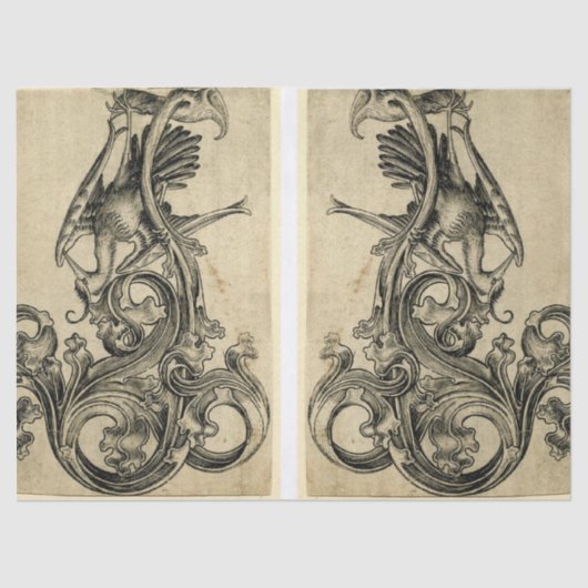 鳥のコーベルのがらくたジャーナル要素シート 薄葉紙 (正面)