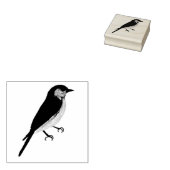 鳥のゴム印 ラバースタンプ (押印)