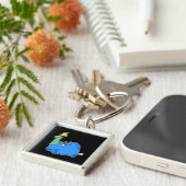 鳥のサイKeychain キーホルダー (側面)