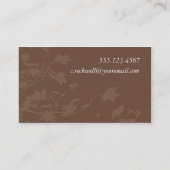 鳥のシルエットの名刺 名刺 (裏面)