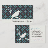 鳥のシルエットの名刺 名刺 (正面/裏面)