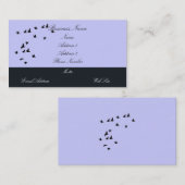 鳥のシルエット名刺 名刺 (正面/裏面)