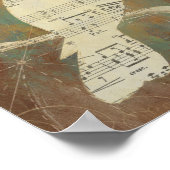 鳥のシルエット ポスター (角)