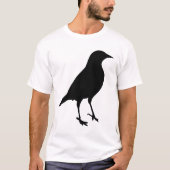 鳥のシルエット Tシャツ (正面)