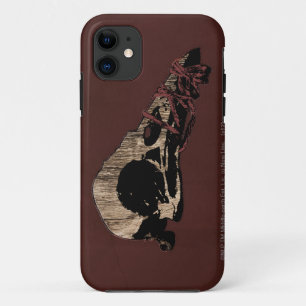鳥のスカル iPhone 11 ケース