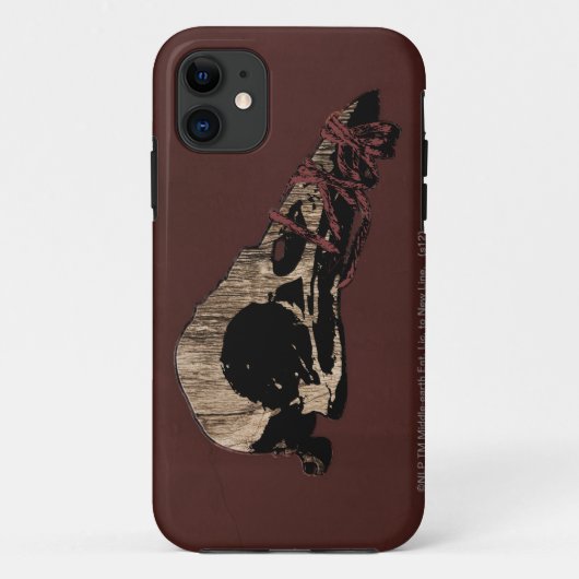 鳥のスカル Case-Mate iPhoneケース (裏面)